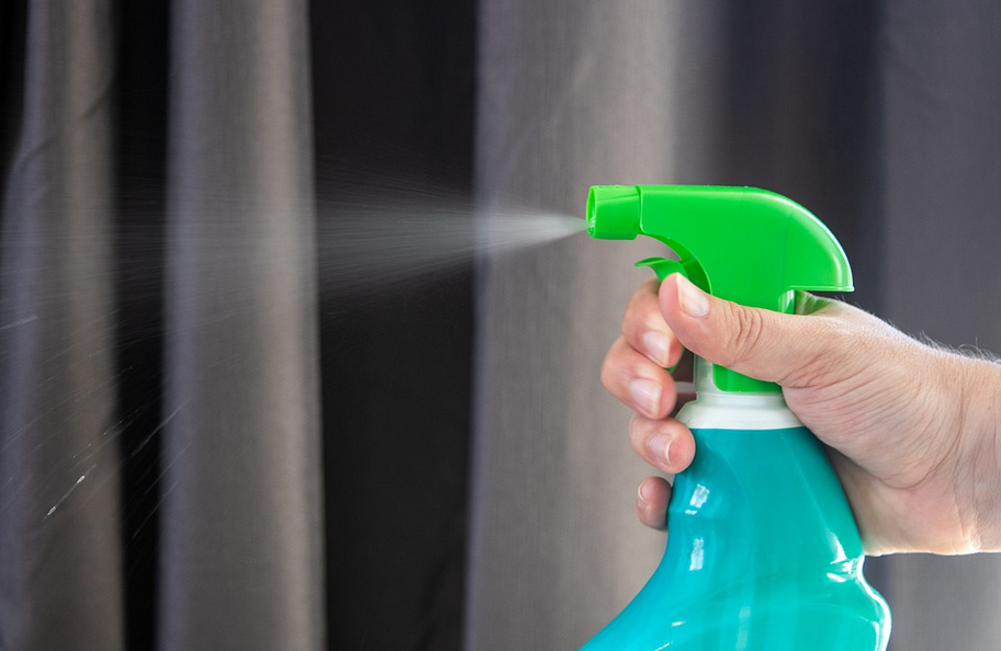 spraying